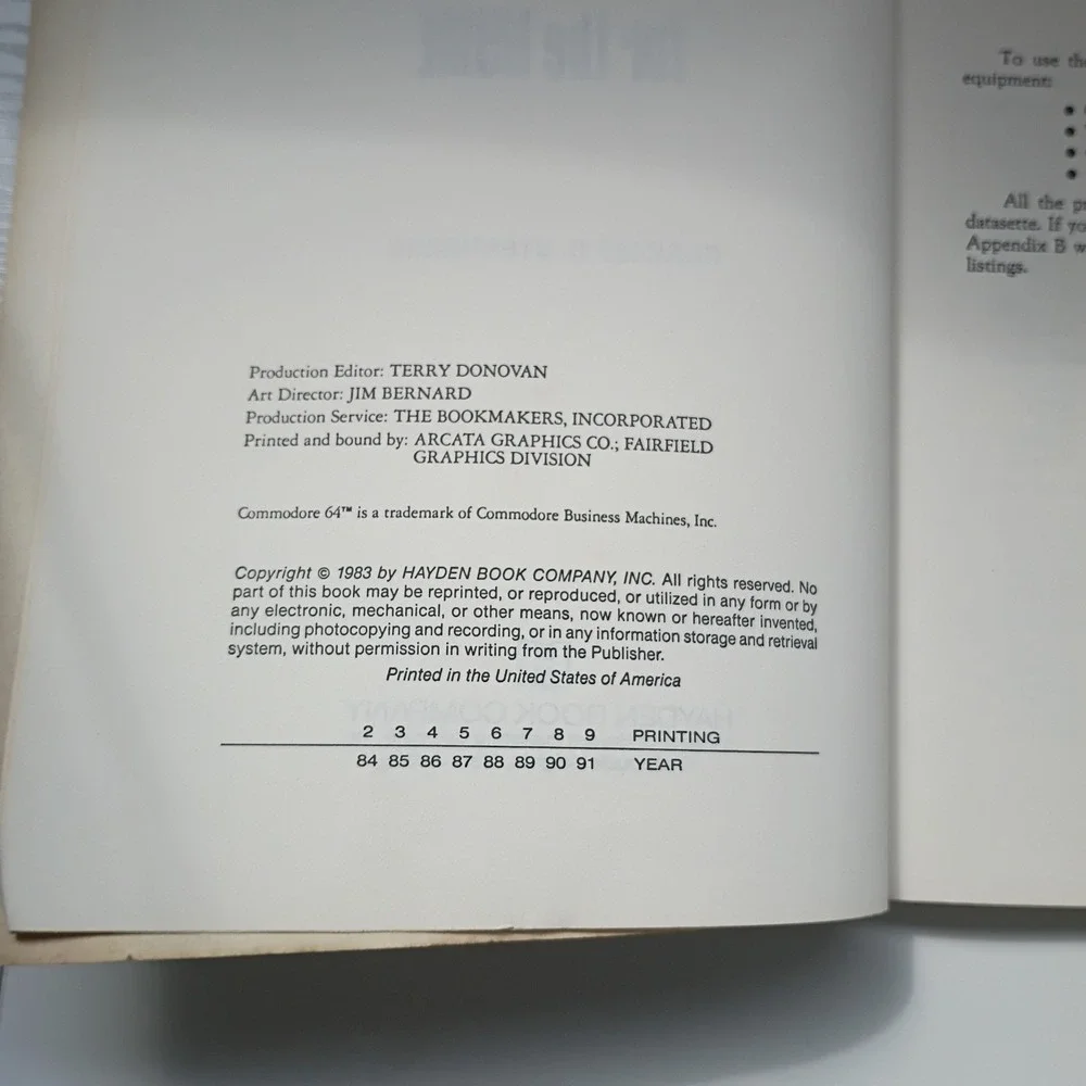 2 Vtg Commodore 64 Books-Porters Programs Kent Porter/Programs For The Home